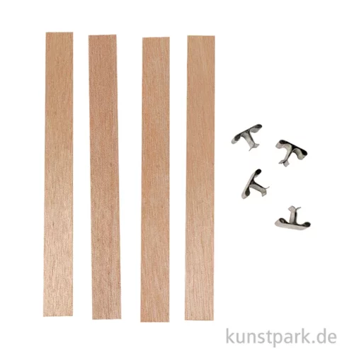 Artikelbild 2 des Artikels “Holzdocht mit Ständer, 4 Stück, 15 x 150 mm “