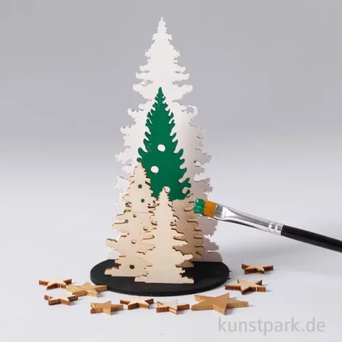 Artikelbild 2 des Artikels “Holzfiguren zum Aufstellen - Weihnachtsbäume, 20x17,5 cm “