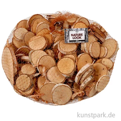 Artikelbild 2 des Artikels “Holzscheiben-Mix, Größe 25-45 mm, 600 g “