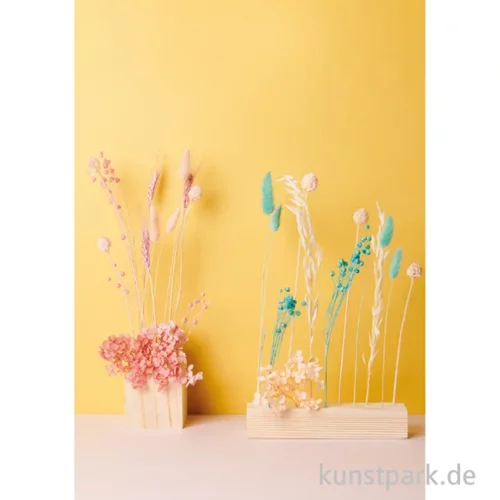 Artikelbild 2 des Artikels “Holzständer für Trockenblumen Natur, Größe 8 x 8 x 8 cm “