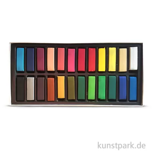 Artikelbild 2 des Artikels “JAXELL Pastellkreide, 24 halbe Stifte im Kartonetui “