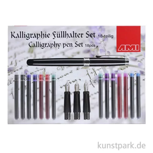 Artikelbild 2 des Artikels “Kalligraphie Füllhalter Set 18-teilig “