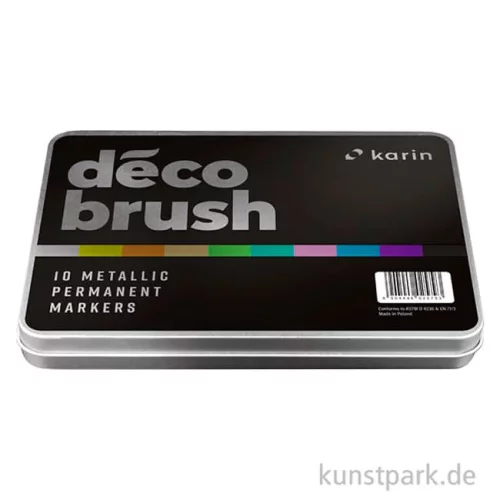 Artikelbild 2 des Artikels “Karin Deco Brush Marker Set - 10 Farben, Metallic “