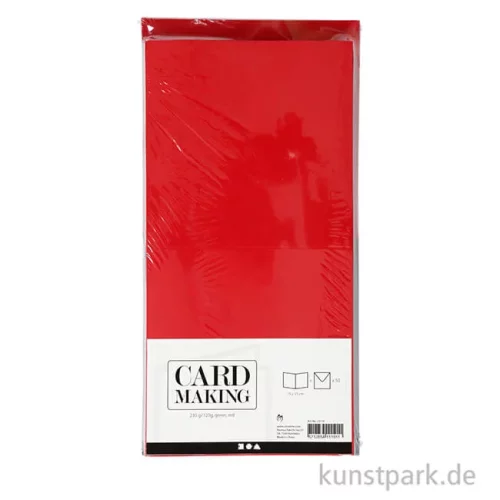 Artikelbild 2 des Artikels “Karten und Kuverts - Grün-Rot, 15x15 cm, 50 Sets sortiert “