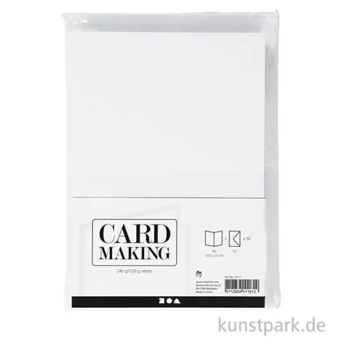 Artikelbild 2 des Artikels “Karten und Kuverts - Weiß, 10,5 x 15 cm, 50 Sets “