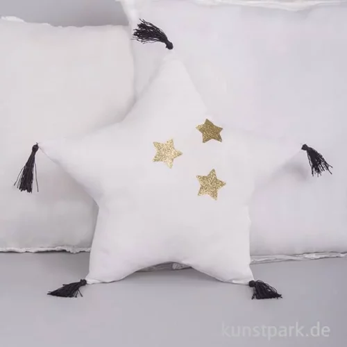 Artikelbild 2 des Artikels “Kissenbezug Stern - naturweiß “