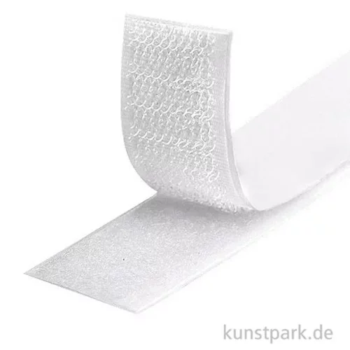 Artikelbild 2 des Artikels “Klettband Rolle, Selbstklebend, Weiß, 20 mm x 3 Meter “