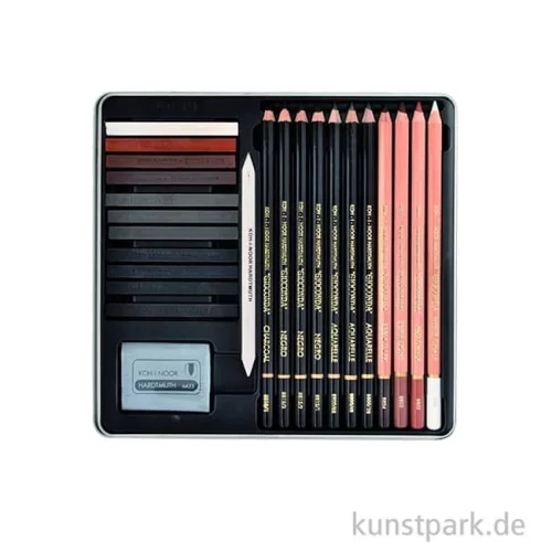Artikelbild 2 des Artikels “Koh-I-Noor Gioconda Art Zeichenset 8899, 24-teilig im Metalletui “