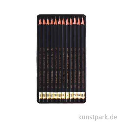 Artikelbild 2 des Artikels “Koh-I-Noor TOISON DOR ART, 12 Graphitstifte im Metalletui 8B-2H “