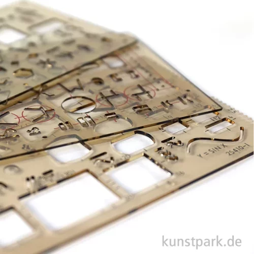 Artikelbild 2 des Artikels “Koh-I-Noor Zeichenschablonen - Elektro / Technik, 3er Set “