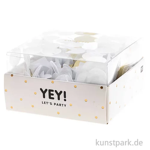 Artikelbild 2 des Artikels “Konfetti Mix - Weiß-Silber-Gold, 20 g “