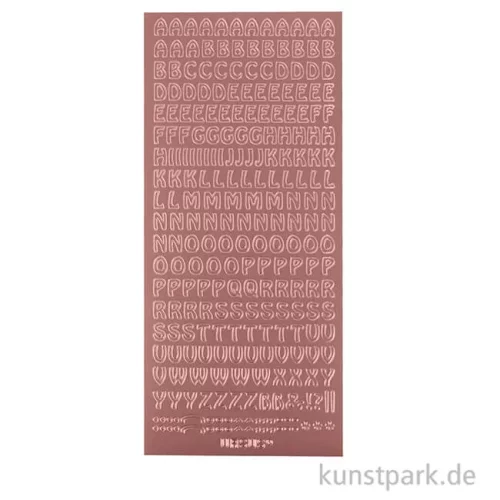 Artikelbild 2 des Artikels “Kreativ Sticker - Buchstaben groß, Kupfer, 10 x 23 cm “