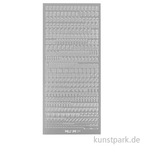 Artikelbild 2 des Artikels “Kreativ Sticker - Buchstaben klein, Silber, 10 x 23 cm “