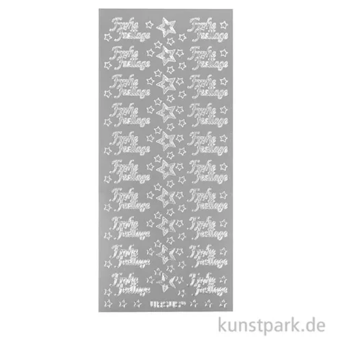 Artikelbild 2 des Artikels “Kreativ Sticker - Frohe Festtage, Silber, 10 x 23 cm “