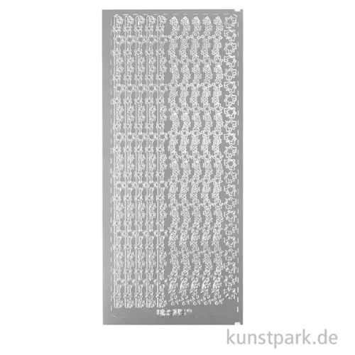 Artikelbild 2 des Artikels “Kreativ Sticker - Sterne 2, Silber, 10 x 23 cm “