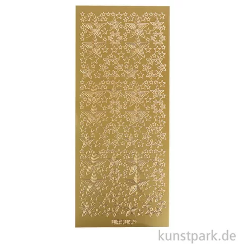 Artikelbild 2 des Artikels “Kreativ Sticker - Sterne 3, Gold, 10 x 23 cm “