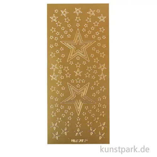 Artikelbild 2 des Artikels “Kreativ Sticker - Sterne 4, Gold, 10 x 23 cm “