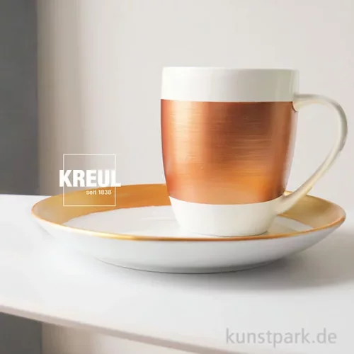 Artikelbild 2 des Artikels “KREUL Glass & Porcelain Classic - Metallicfarben Set, 6 x 20 ml “