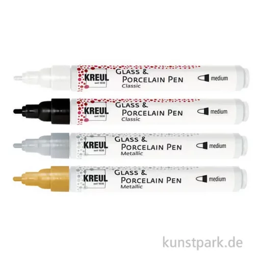 Artikelbild 2 des Artikels “KREUL Glass & Porcelain Pen - Glamour Set mit 4 Stiften “