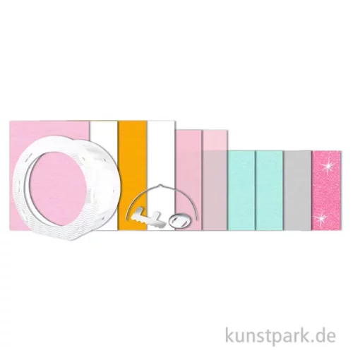 Artikelbild 2 des Artikels “Laternen-Bastelset rund - Einhorn mit umfangreichem Zubehör “