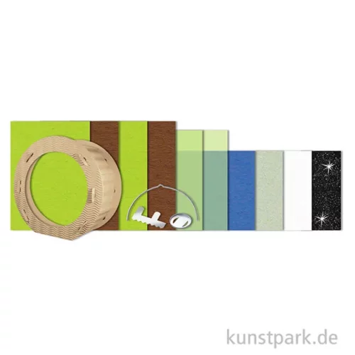 Artikelbild 2 des Artikels “Laternen-Bastelset rund - Monsterchen mit umfangreichem Zubehör “