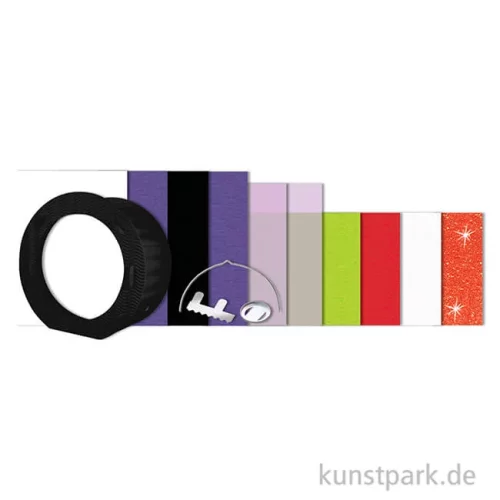 Artikelbild 2 des Artikels “Laternen-Bastelset rund - Vampir mit umfangreichem Zubehör “