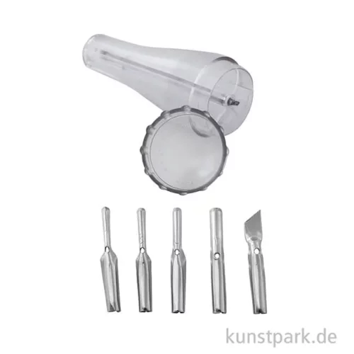 Artikelbild 2 des Artikels “Linolschnitzwerkzeug, 5 Messer integriert im Kunststoffgriff “