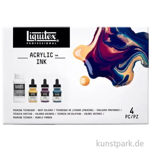 Artikelbild 2 des Artikels “Liquitex Professional ACRYLIC INK Technik Set mit 3 dunklen Farben 30 ml “