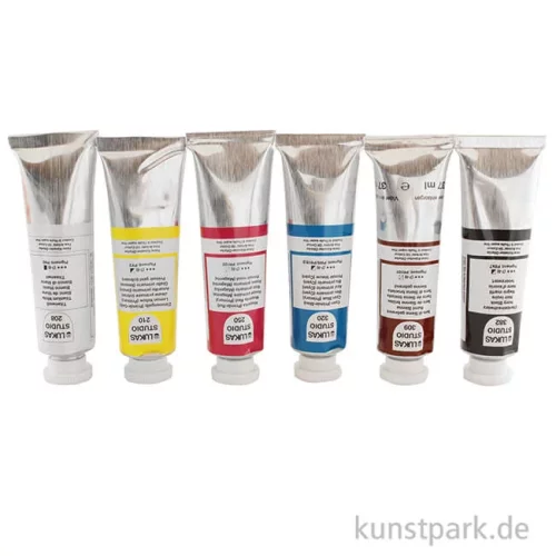 Artikelbild 2 des Artikels “Lukas STUDIO Ölfarben - Set mit 6 Tuben, je 37 ml “