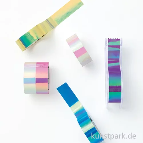 Artikelbild 2 des Artikels “Magic Rainbow Tapes IRISIEREND, 12 mm, 6 Rollen, je 2 m “