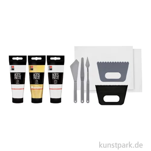 Artikelbild 2 des Artikels “Marabu Structured Art Set mit Acrylpasten + Zubehör “