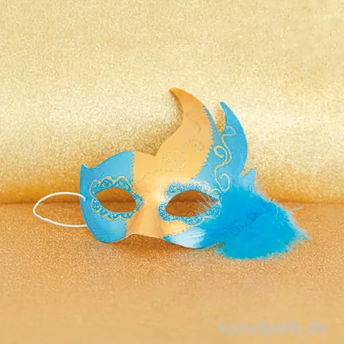 Artikelbild 2 des Artikels “Maske zum Bemalen, Karton, Weiß, 22 x 20 cm “