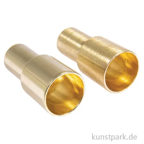Artikelbild 2 des Artikels “Metall Flaschenkerzenhalter für Stabkerzen, Gold, 2,2/1,8x5cm, 2 Stk “