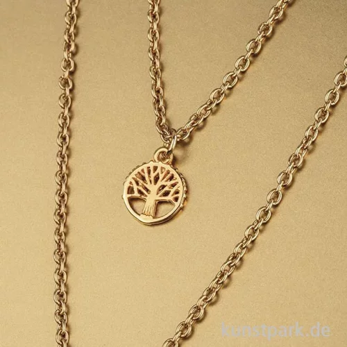 Artikelbild 2 des Artikels “Mini-Anhänger Metall - goldener Lebensbaum, 3 Stück “
