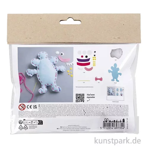 Artikelbild 2 des Artikels “Mini Bastelset - Filzmonster Nähen “