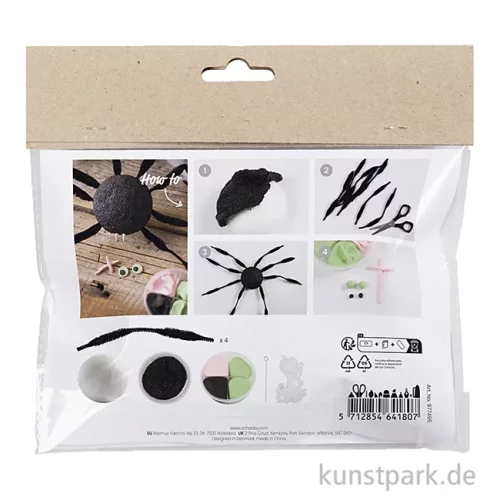 Artikelbild 2 des Artikels “Mini Bastelset Halloween Modellieren, Spinnen “
