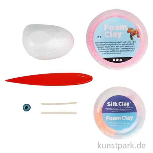 Artikelbild 2 des Artikels “Mini Bastelset - Monster Modellieren, Neonpink “