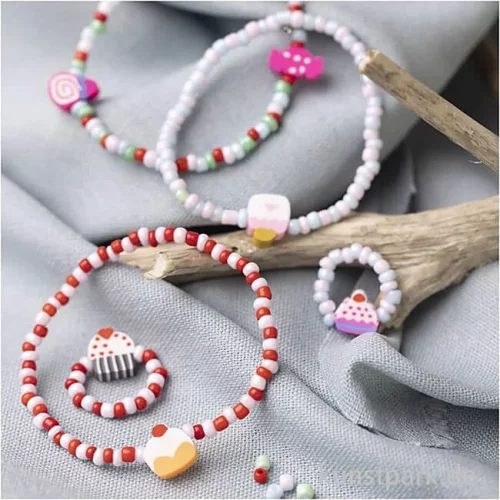 Artikelbild 2 des Artikels “Mini Bastelset Schmuck - Elastisches Armband + Ring “