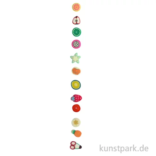 Artikelbild 2 des Artikels “Mini Clay Scheiben - Exotic Fruits, 12 Motive, 18g “