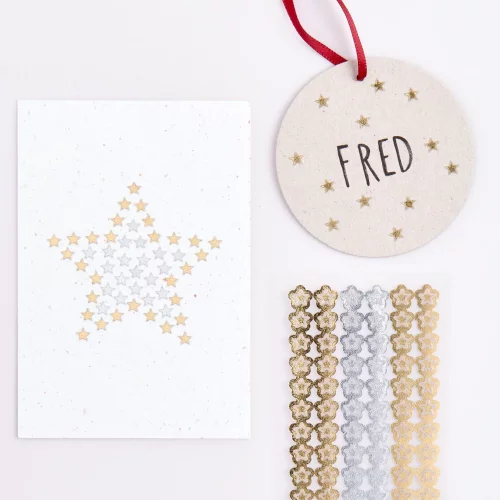 Artikelbild 2 des Artikels “Mini Foliensticker - Sterne, Gold-Silber “