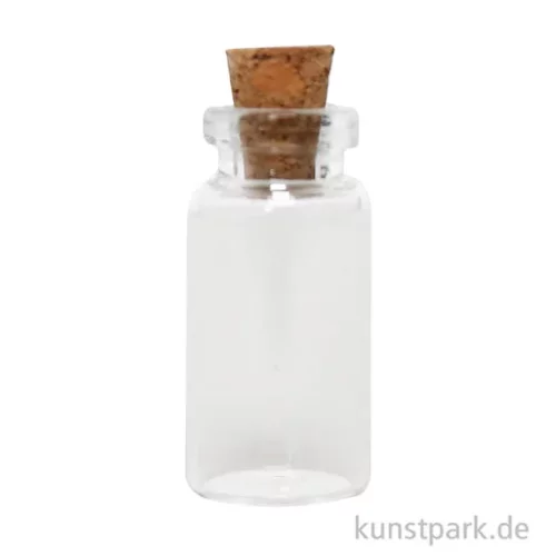 Artikelbild 2 des Artikels “Mini Glasröhrchen mit Kork, 10 x 30 mm, 8 Stück “