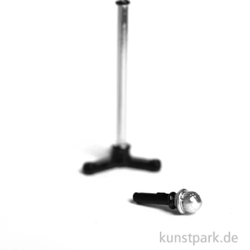 Artikelbild 2 des Artikels “Mini Mikrofon, Schwarz-Silber, 8,5 cm “