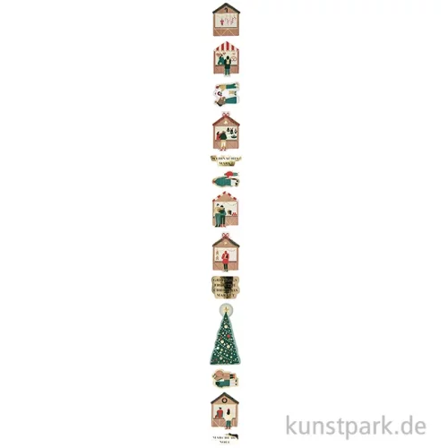 Artikelbild 2 des Artikels “Mini Sticker - Weihnachtsmarkt, 120 Aufkleber “