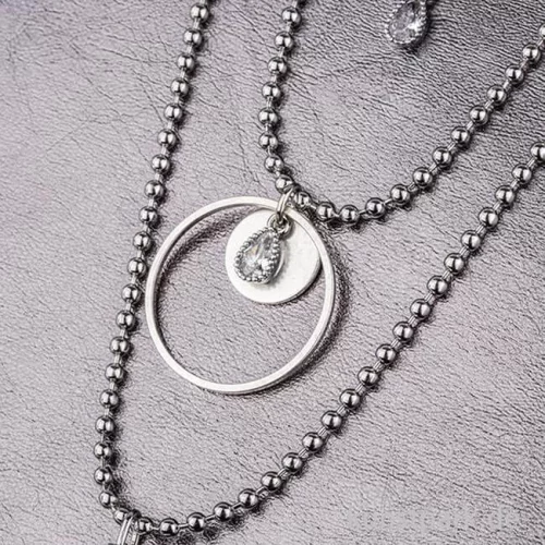 Artikelbild 2 des Artikels “Mini-Strassanhänger Metall - silbener Tropfen, 2 Stück “