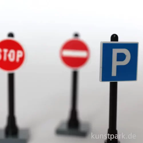 Artikelbild 2 des Artikels “Mini Verkehrsschilder Set I, 1,5 - 5,5 cm, 3 Stück “