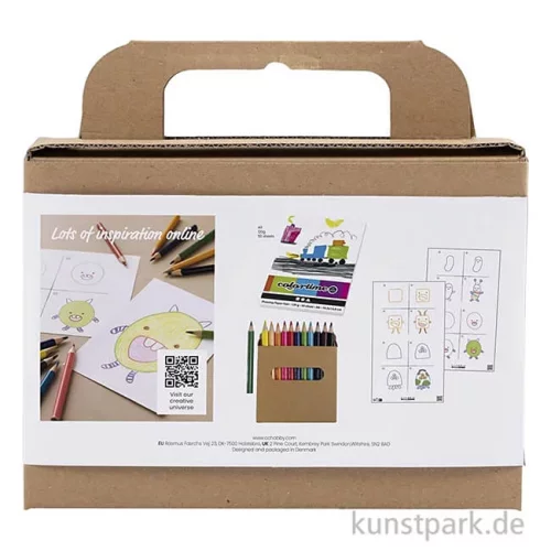 Artikelbild 2 des Artikels “Mini Zeichenset für Kinder - Monster zeichnen lernen “