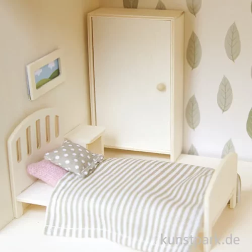 Artikelbild 2 des Artikels “Miniatur Bettwäsche, Schlafzimmer Set, 4-teilig “