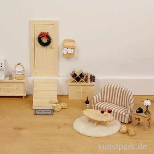 Artikelbild 2 des Artikels “Miniatur Couchtisch, Holz, Natur, 9 x 4,8 x 3 cm “