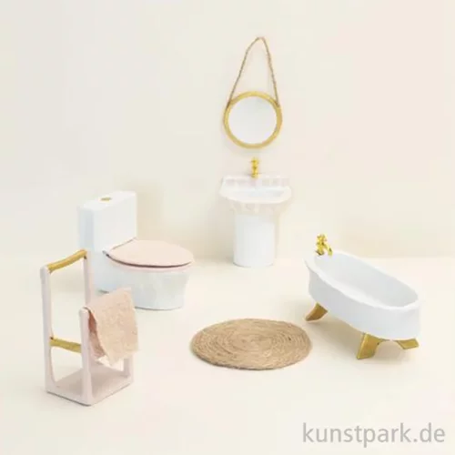 Artikelbild 2 des Artikels “Miniatur Deko Set, Badezimmer, 6-teilig “