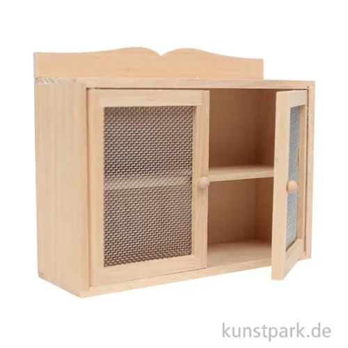 Artikelbild 2 des Artikels “Miniatur Hängeschrank mit Gitter, Natur, 10 x 3,5 x 7 cm “